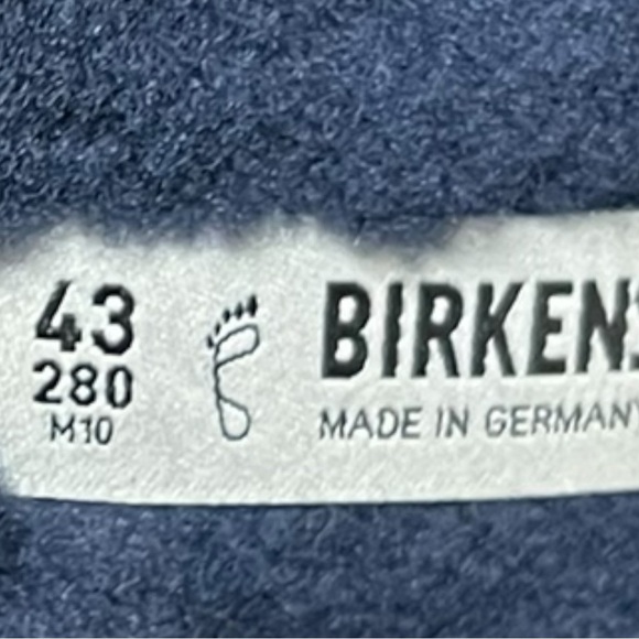 ?LIKE NEW Birkenstock Arizona (classic two-strap sandal) Midnight blue Men\'s 10 main image 8